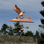 Eagle attacking a Crab Weathervane