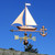 Sailboat Weathervane with Anchor