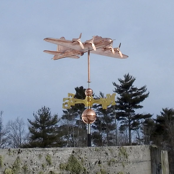 B-17 Bomber Airplane Weather vane