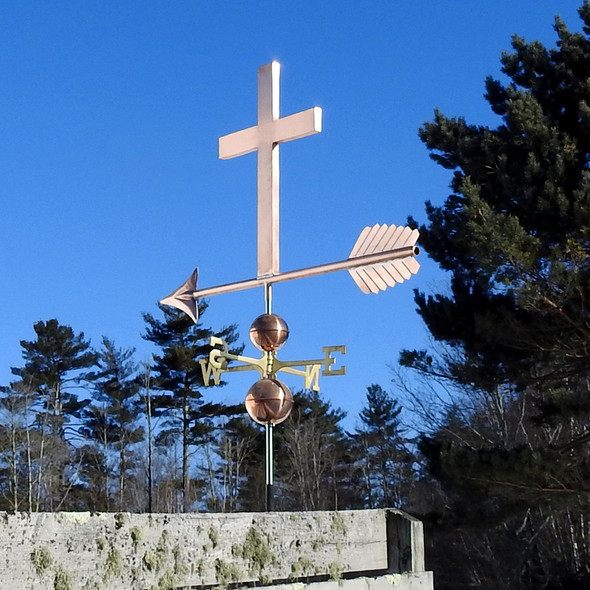 Large Cross Weathervane