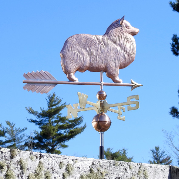 shetland sheepdog Weather vane