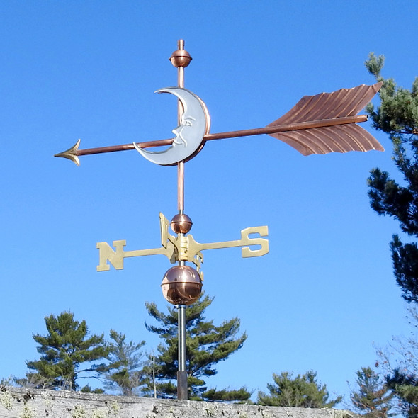 Moon Weather vane