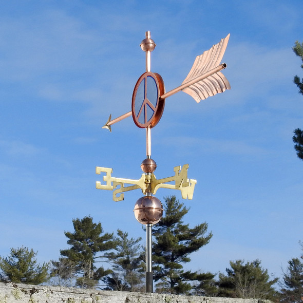 Peace Sign Weathervane