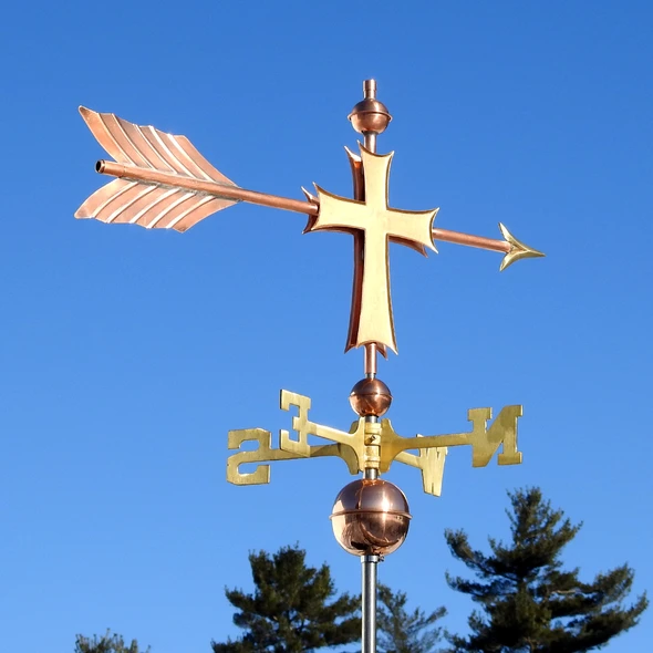 cross weathervane