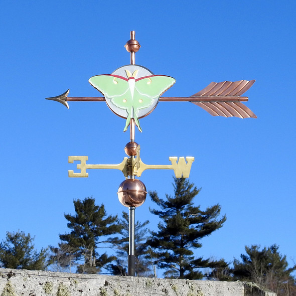 Luna Moth Weathervane