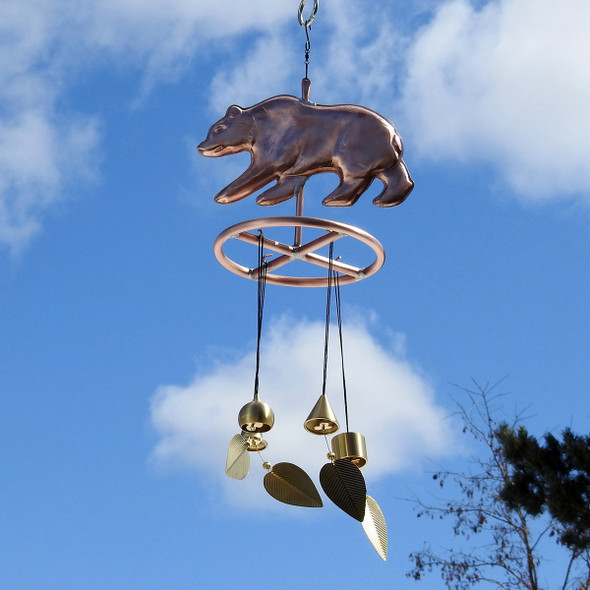 bear wind chime