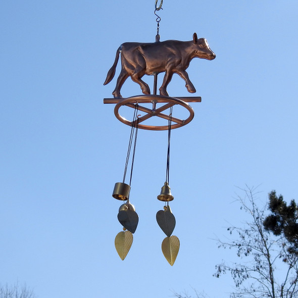 cow wind chime