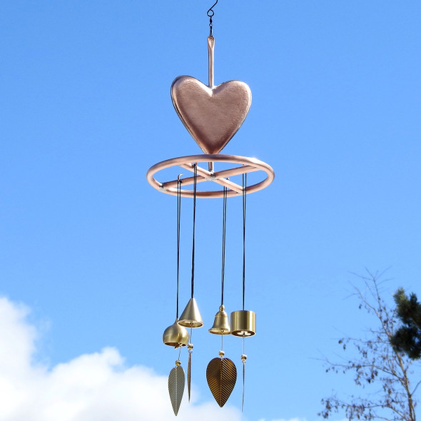 wind chime heart