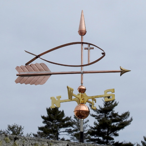 Jesus fish weathervane