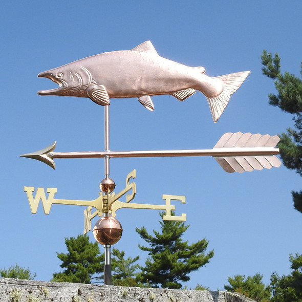 coho salmon weathervane