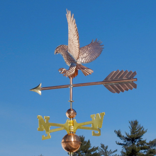 hawk weathervane