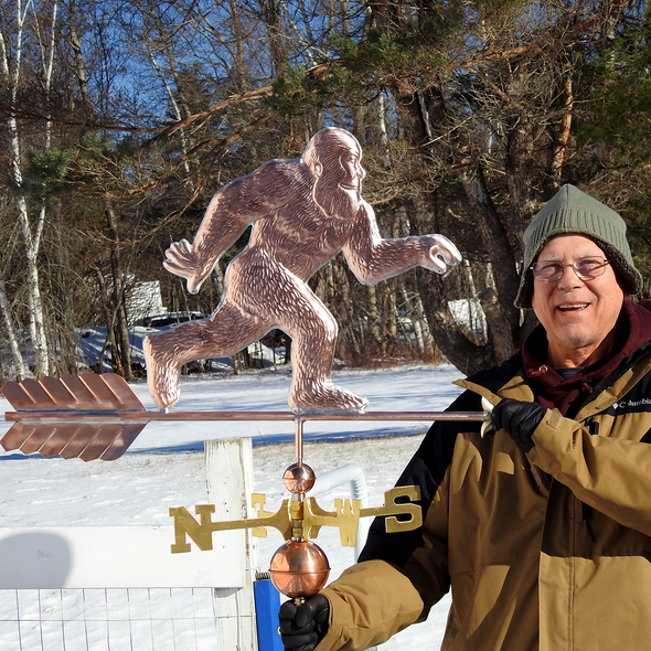 Sasquatch Weathervane and Todd