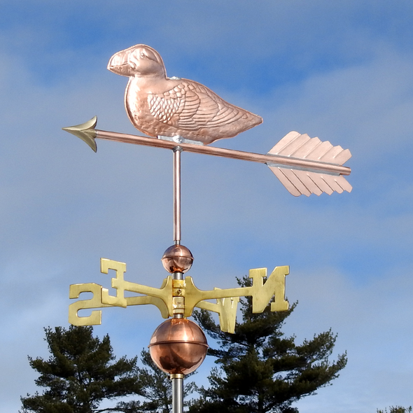 Swimming Puffin Weathervane