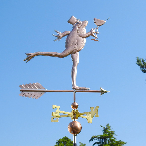 Party Frog Weathervane
