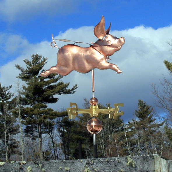 Super Pig Weathervane