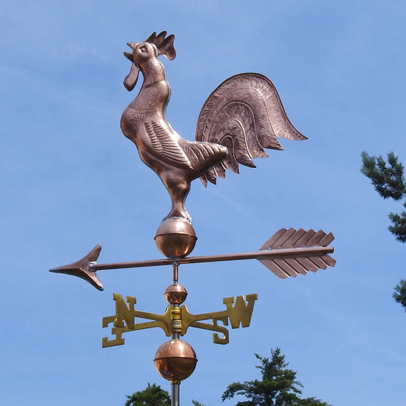 Crowing Rooster Weather vane