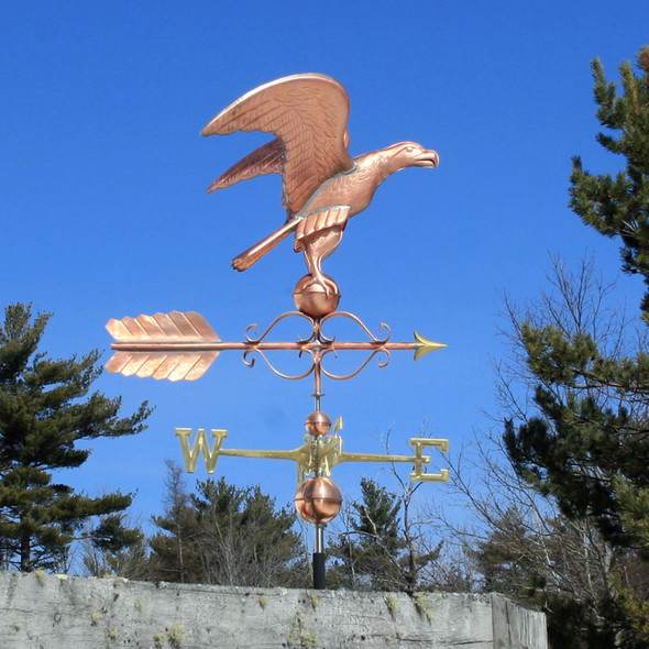 Copper Victorian Eagle Weathervane