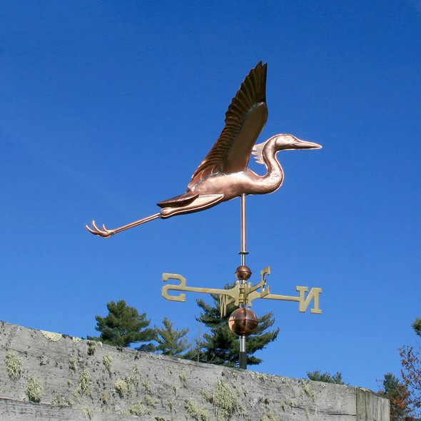 Large Heron Weathervane