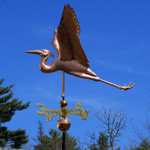 Large Heron Weathervane