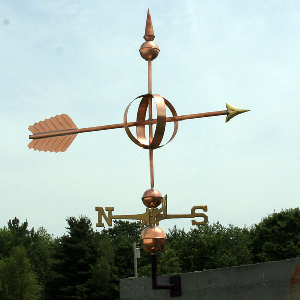Grand Arrow Sphere Weathervane