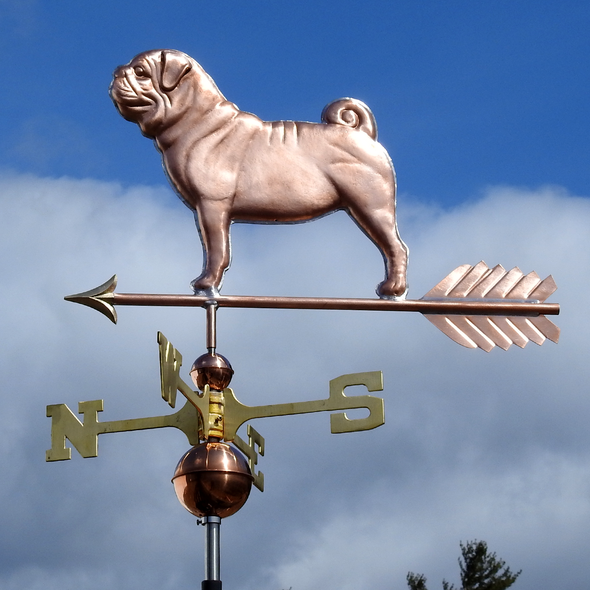 Pug Weather vane