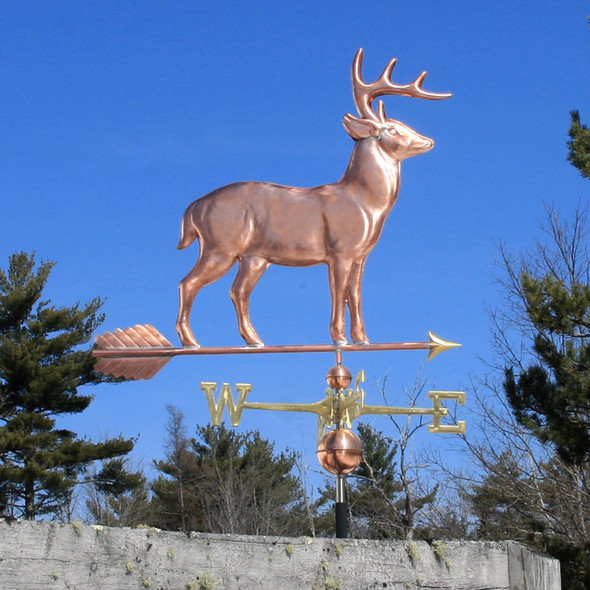 Large Deer Weathervane