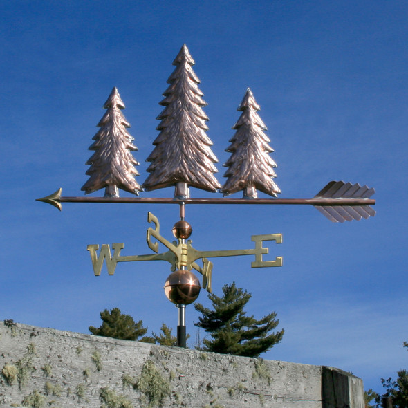 Large Pine Tree Weathervane