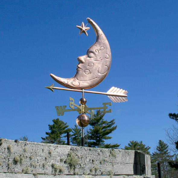 Moon Weather vane