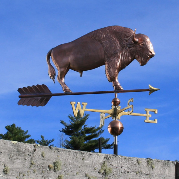 Large Buffalo Weathervane