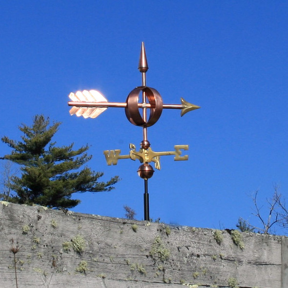 Arrow Sphere Weather vane