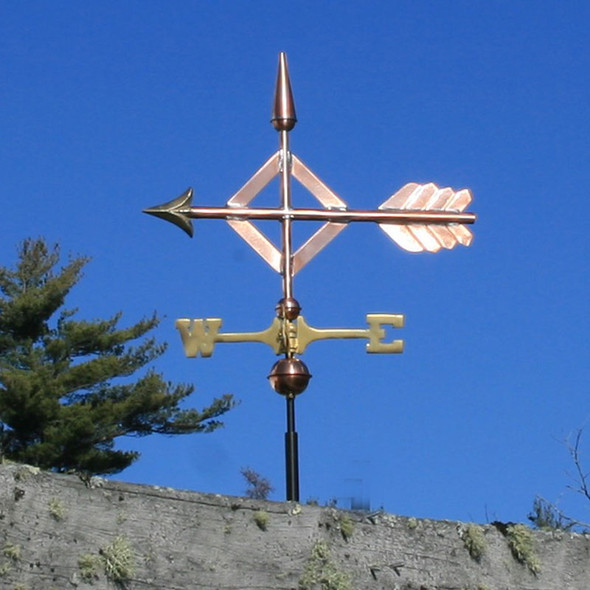 Diamond Arrow Weather vane