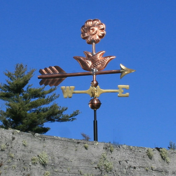 Flower Weather vane