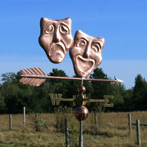 Happy and Sad Weathervane