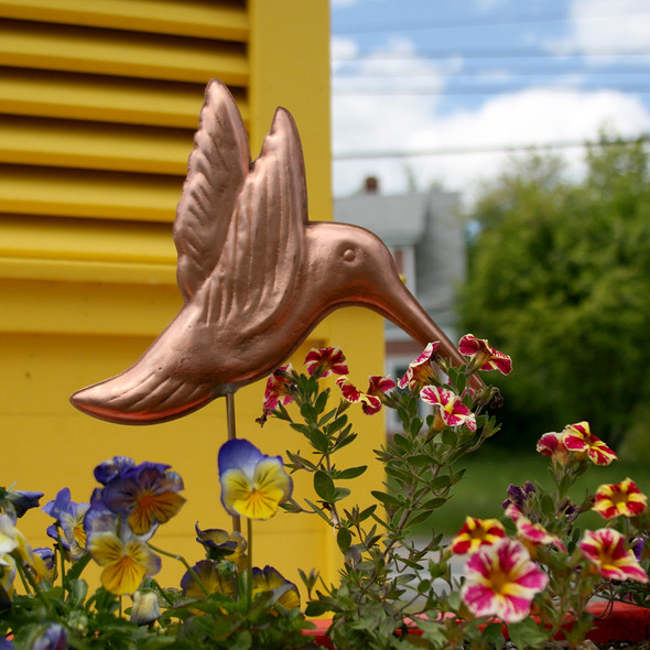 Hummingbird Garden Stake