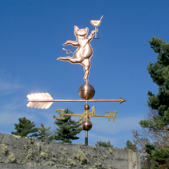Grand Party Pig Weathervane