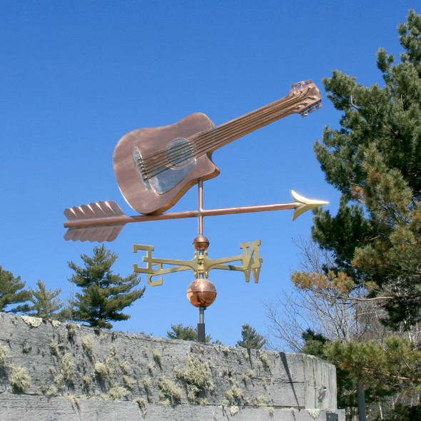 Guitar Weather vane