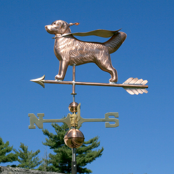 Super Golden Retriever Weathervane
