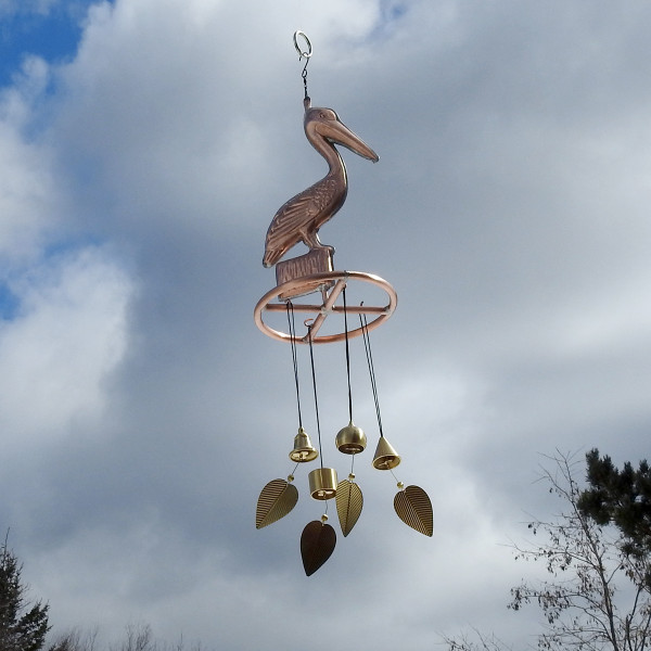 pelican wind chime