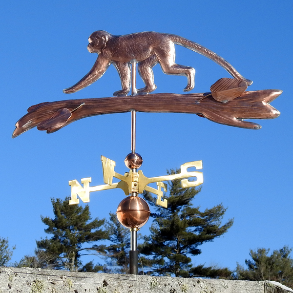 Monkey on Branch Weathervane