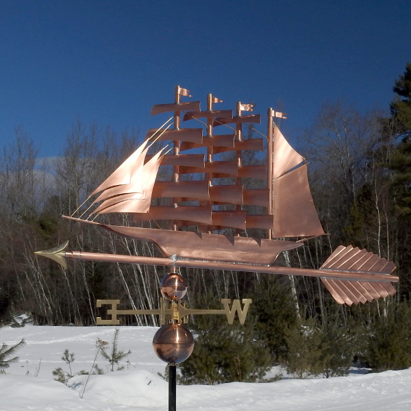clipper ship weathervane