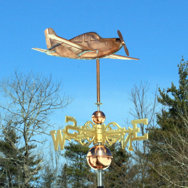 Low Wing Airplane Weather vane