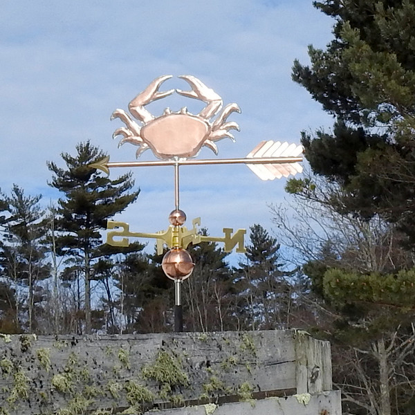 Crab Weather vane