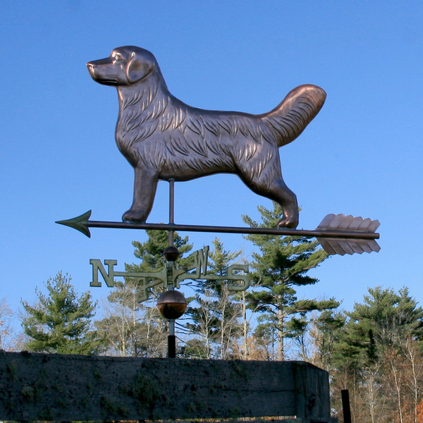 Golden Retriever Weather vane