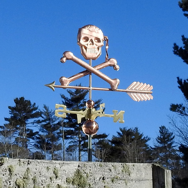 Skull, Crossbones Weather vane