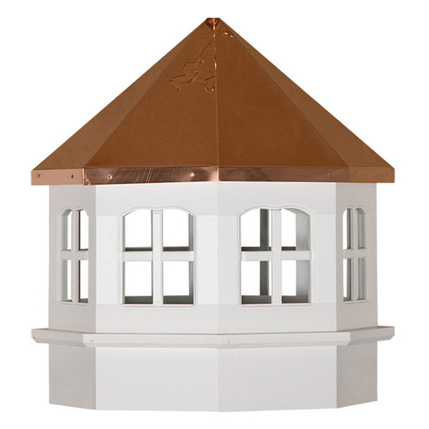 window gazebo cupola with copper roof