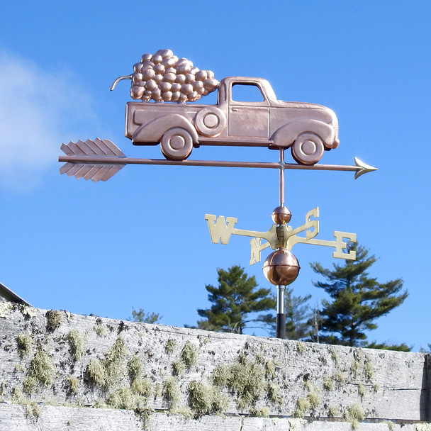 Truck with Grapes Weather vane
