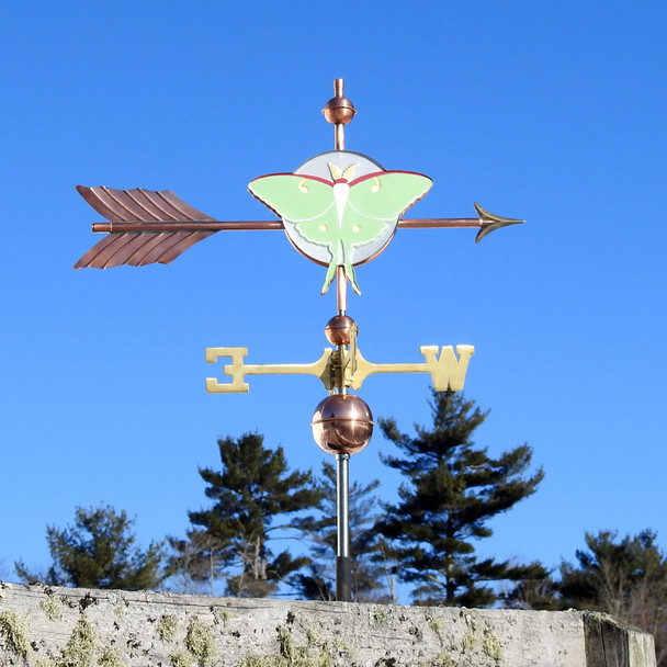 Luna Moth Weather vane