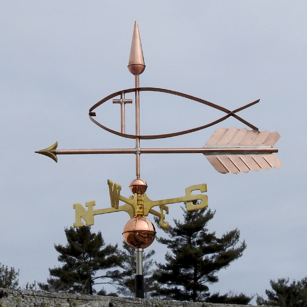 Jesus fish Weather vane