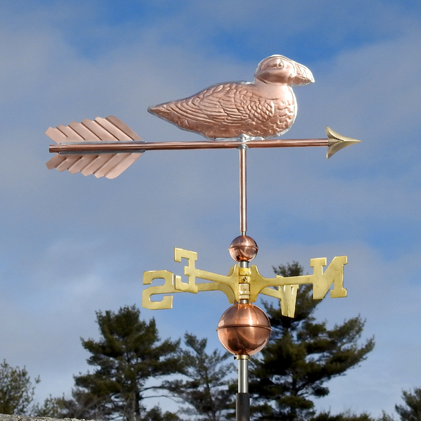 Swimming Puffin Weathervane