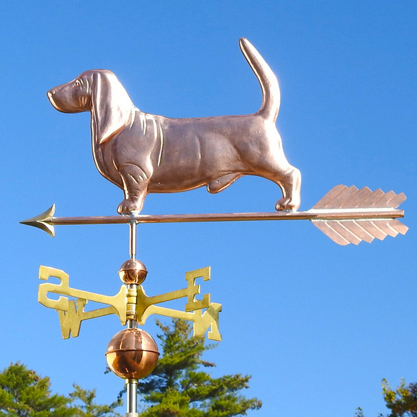 basset hound weathervane